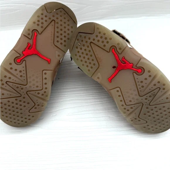 AIR JORDAN 6 RETRO X TRAVIS SCOTT TODDLER 9C